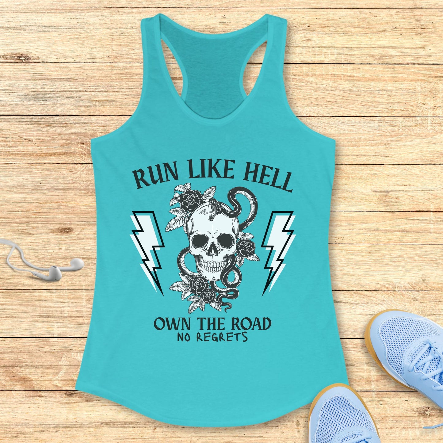 Empowering Running Racerback Tank Top for Women Own The Road