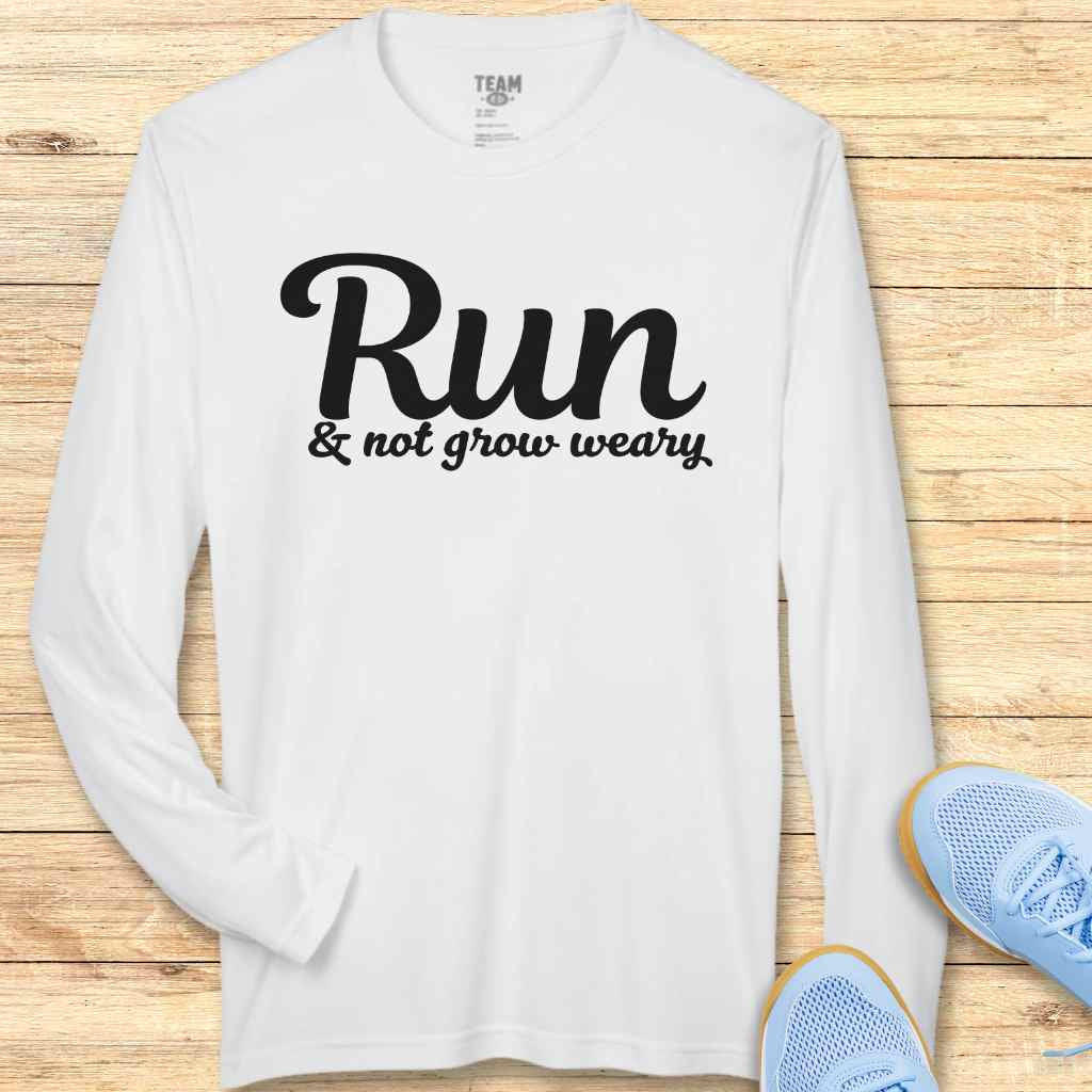Not Grow Weary Moisture-Wicking & Lightweight Performance Running Shirt