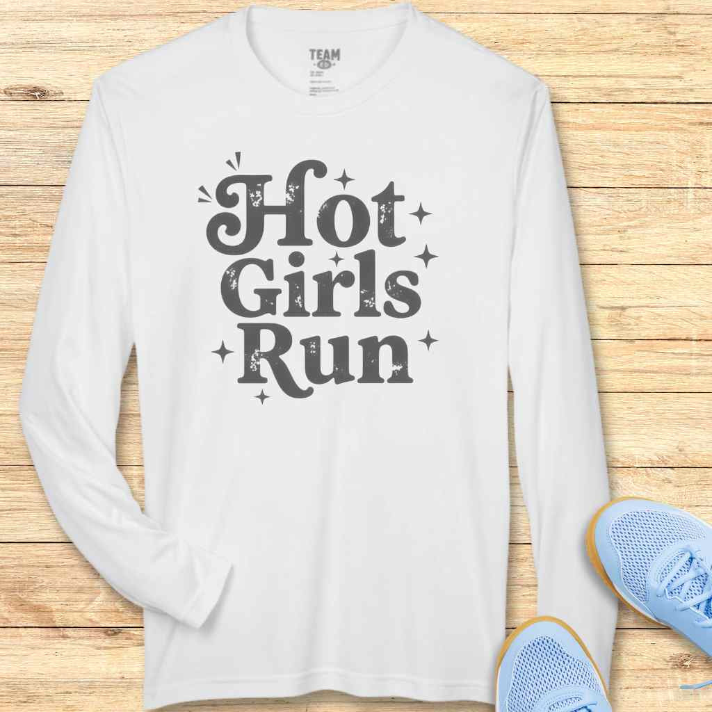Hot Girls Run Moisture-Wicking & Lightweight Performance Running Shirt