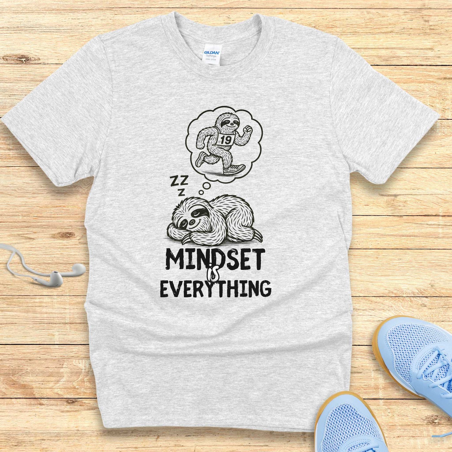 Empowering Running Shirt Women Runners T-Shirt Mindset is Everything