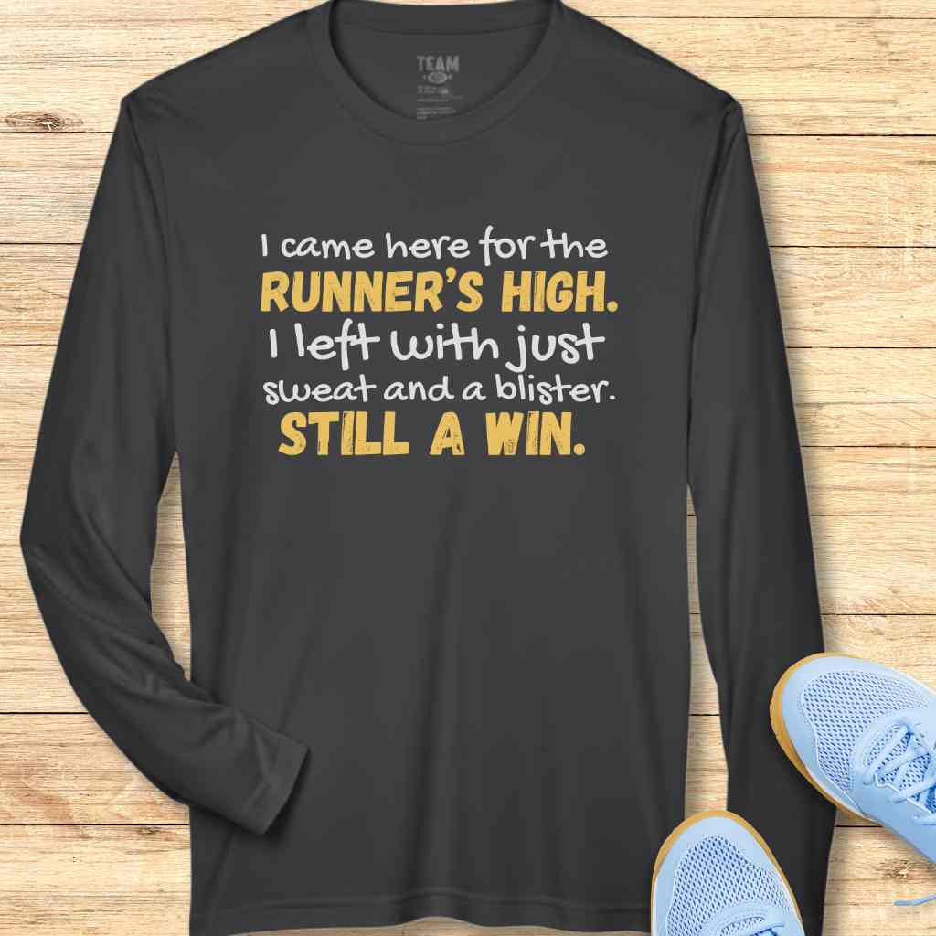 Still A Win Moisture-Wicking & Lightweight Performance Running Shirt