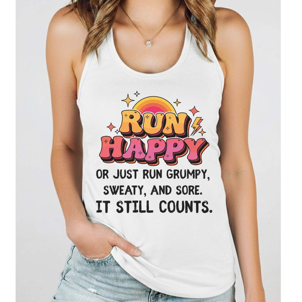 Run Happy Tank Top
