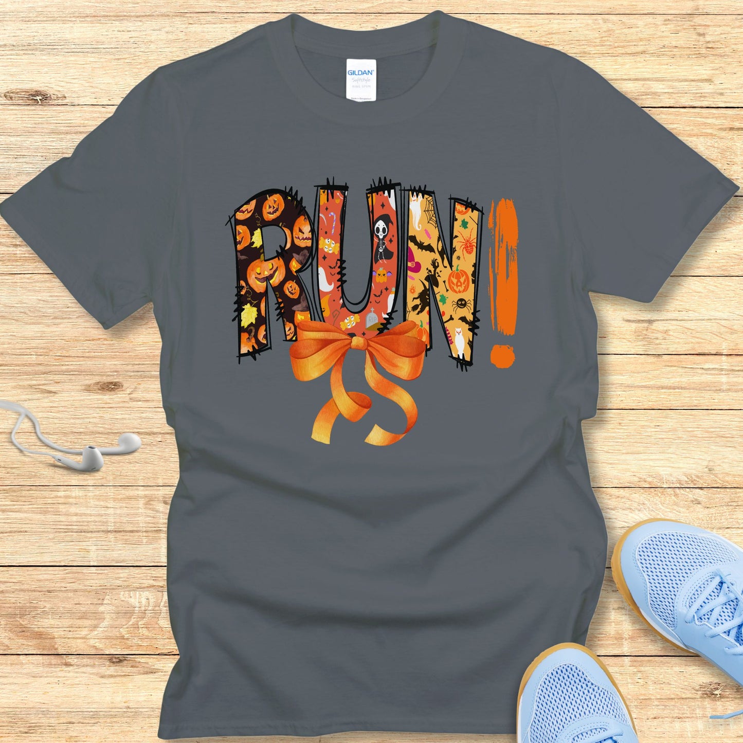 Halloween Running Shirt for Women T-Shirt Fall Running Season