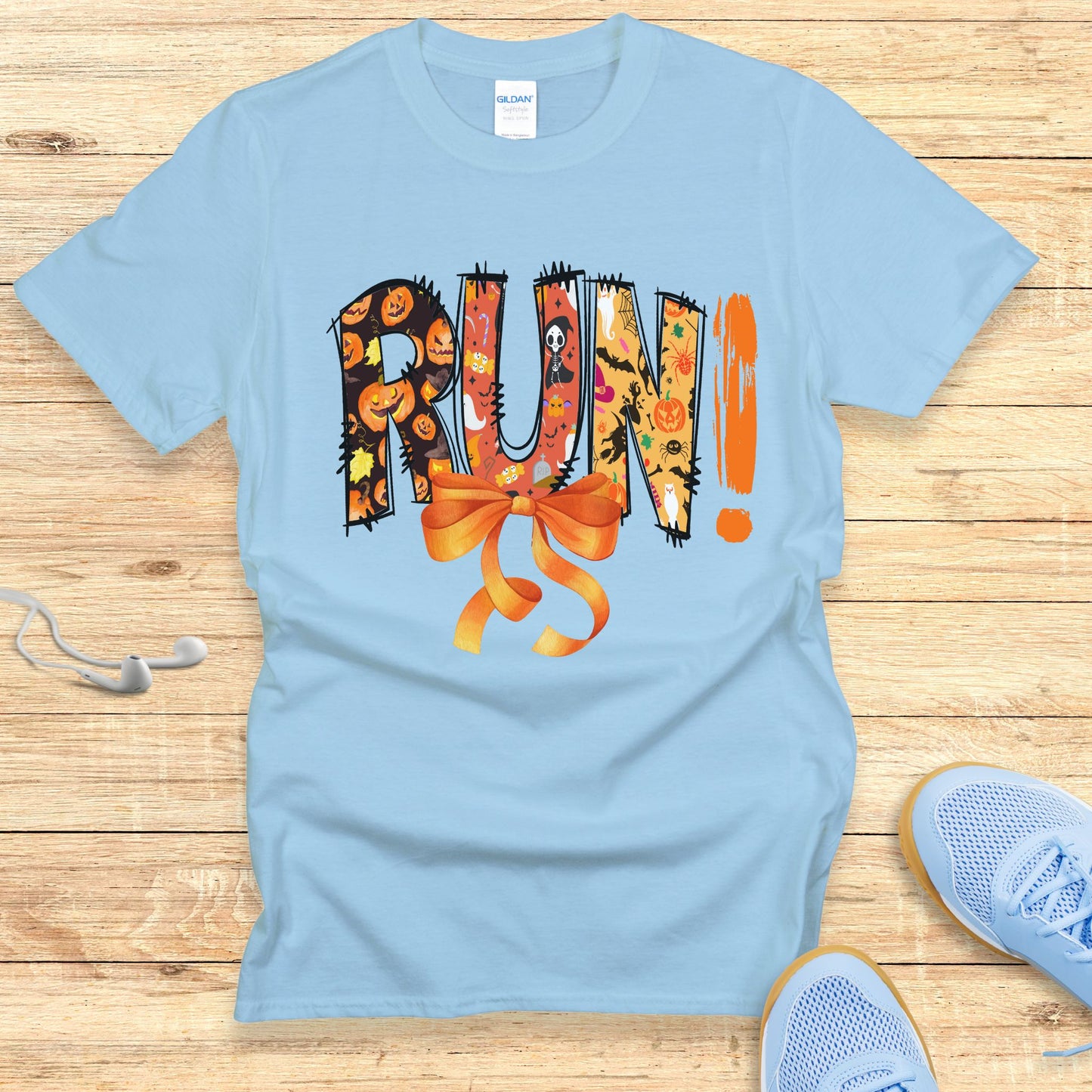 Halloween Running Shirt for Women T-Shirt Fall Running Season