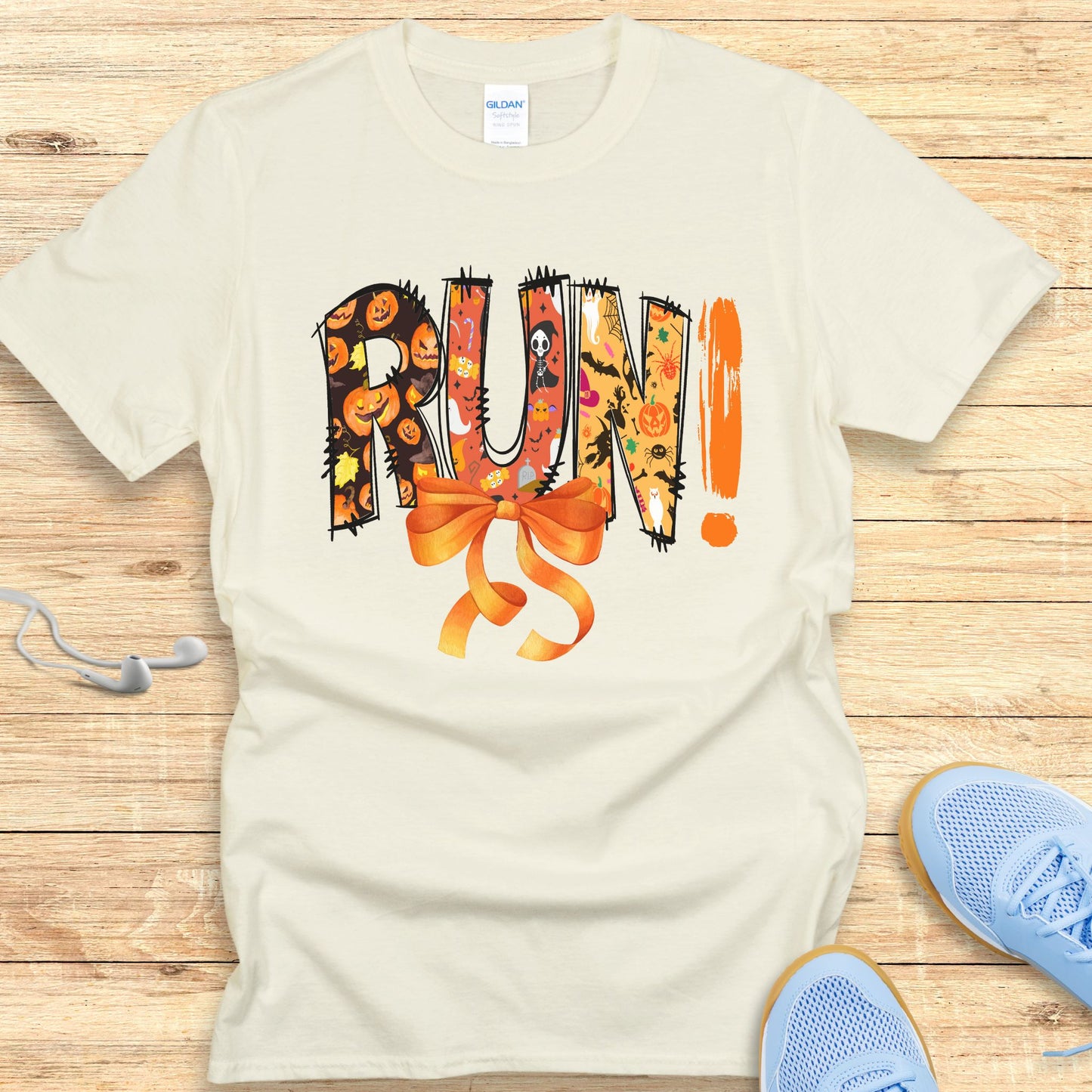 Halloween Running Shirt for Women T-Shirt Fall Running Season