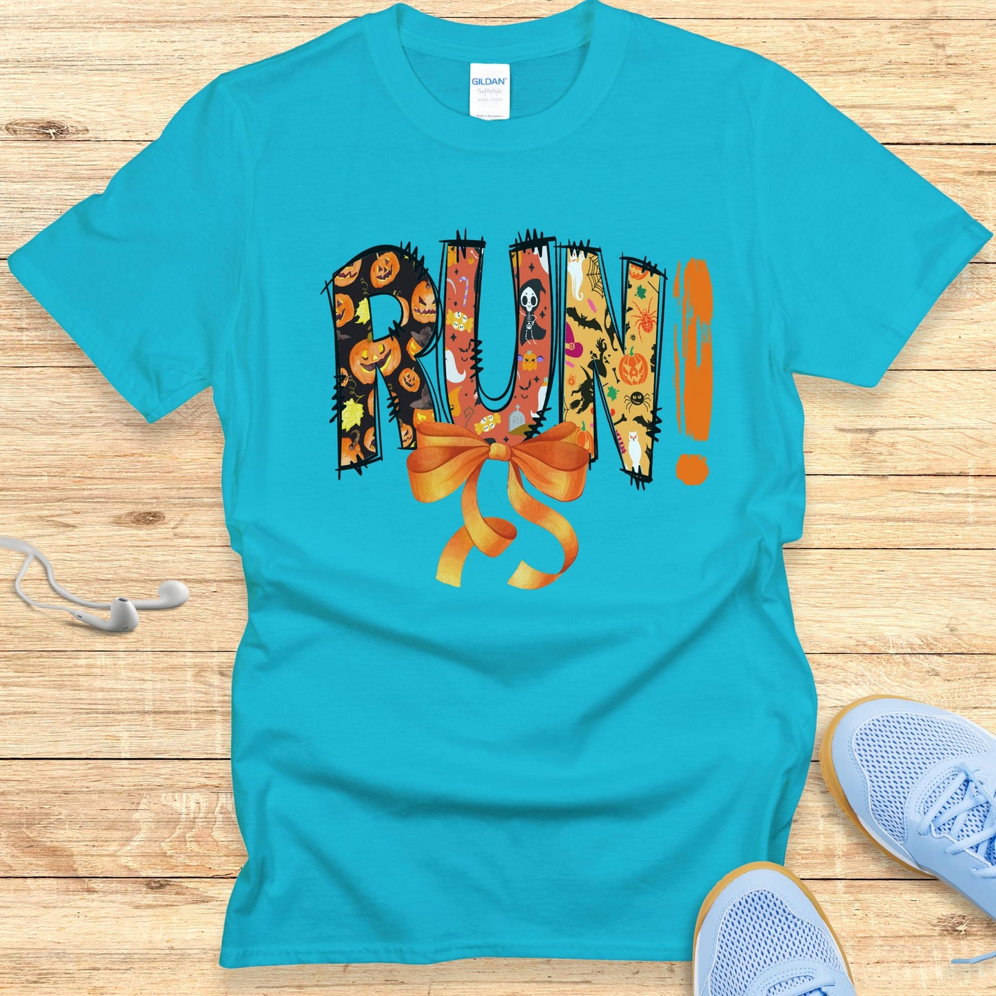 Halloween Running Shirt for Women T-Shirt Fall Running Season