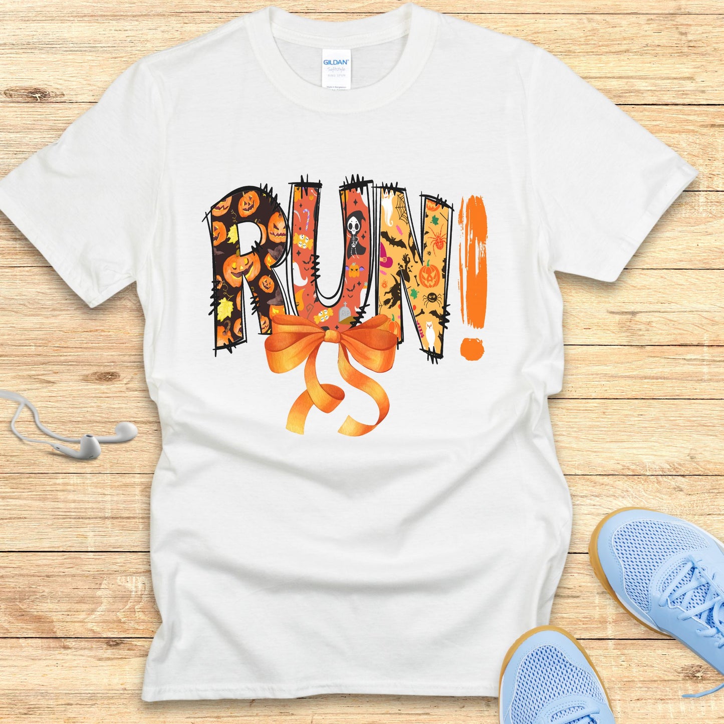 Halloween Running Shirt for Women T-Shirt Fall Running Season