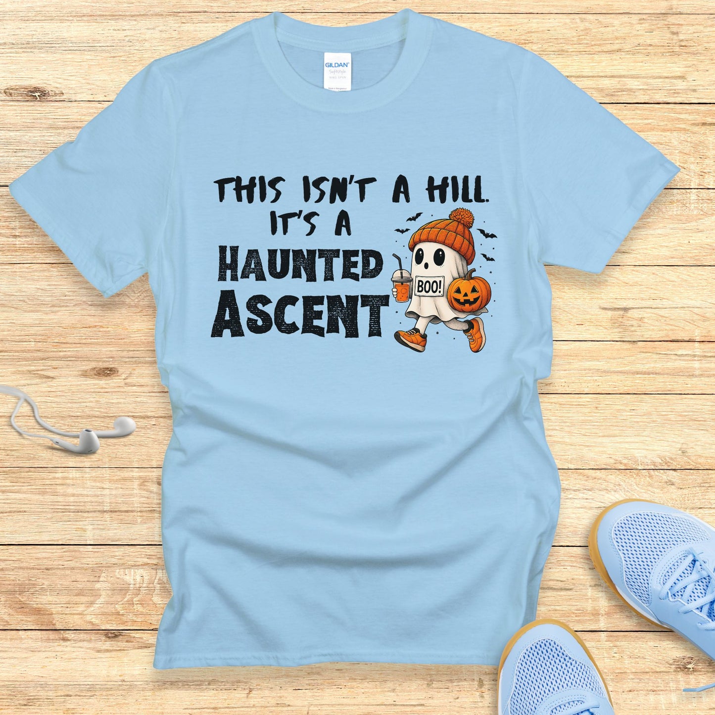 Halloween Funny Running Shirt for Women T-Shirt This Isn't a Hill