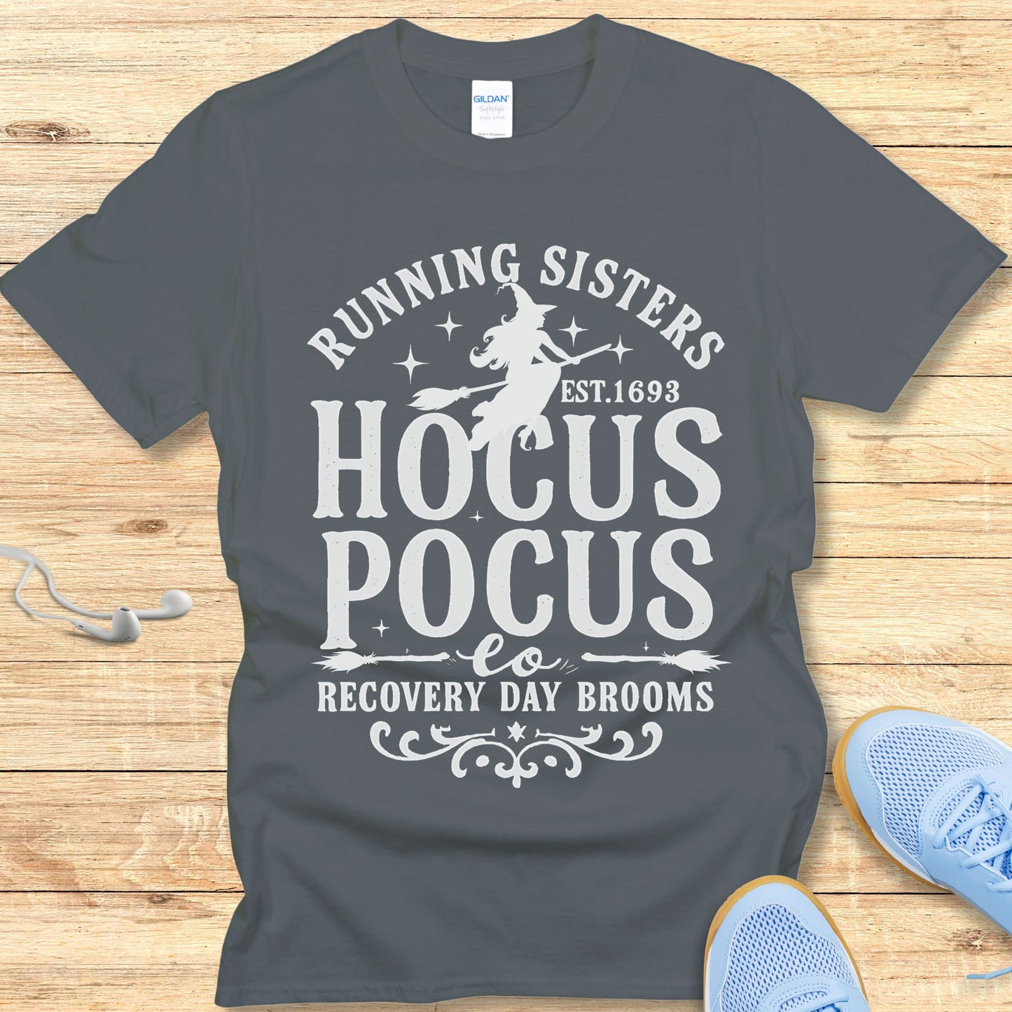 Halloween Funny Running Shirt for Women T-Shirt Running Sisters