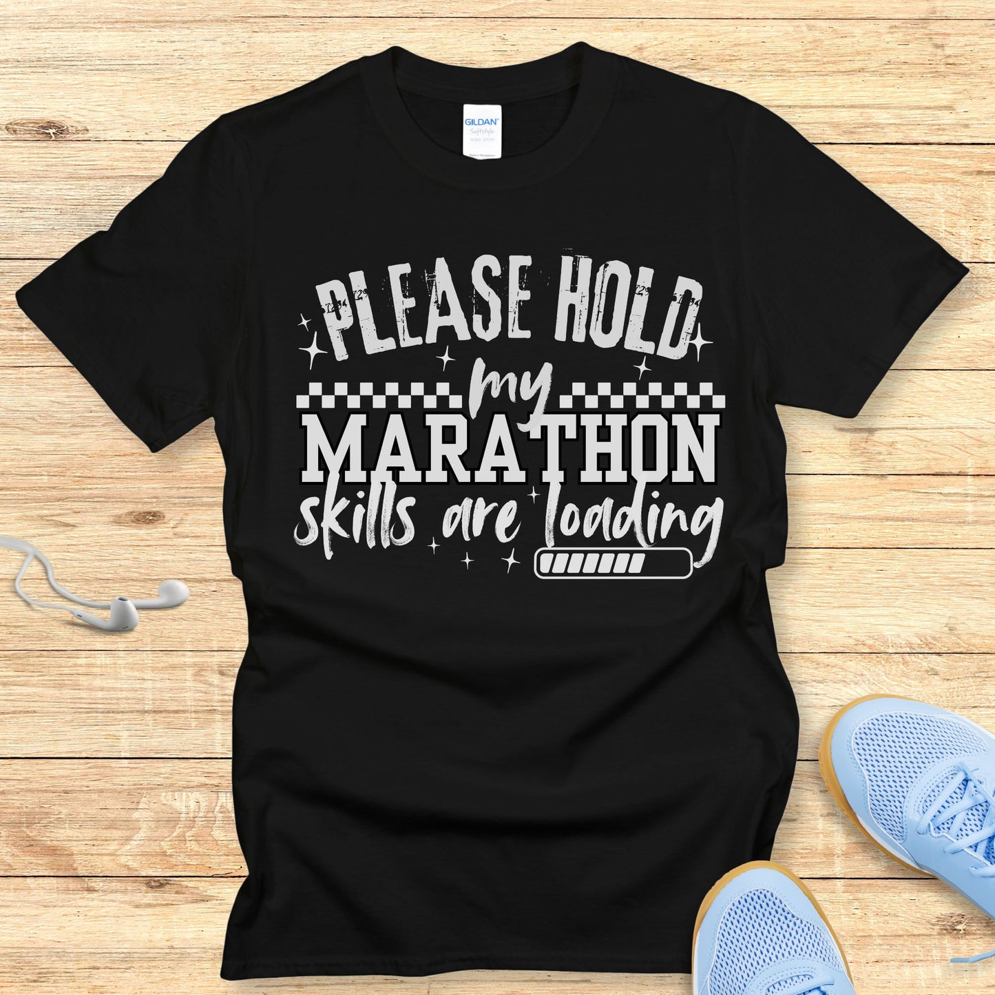 Funny Women’s Running Shirt Marathon Skills T-Shirt