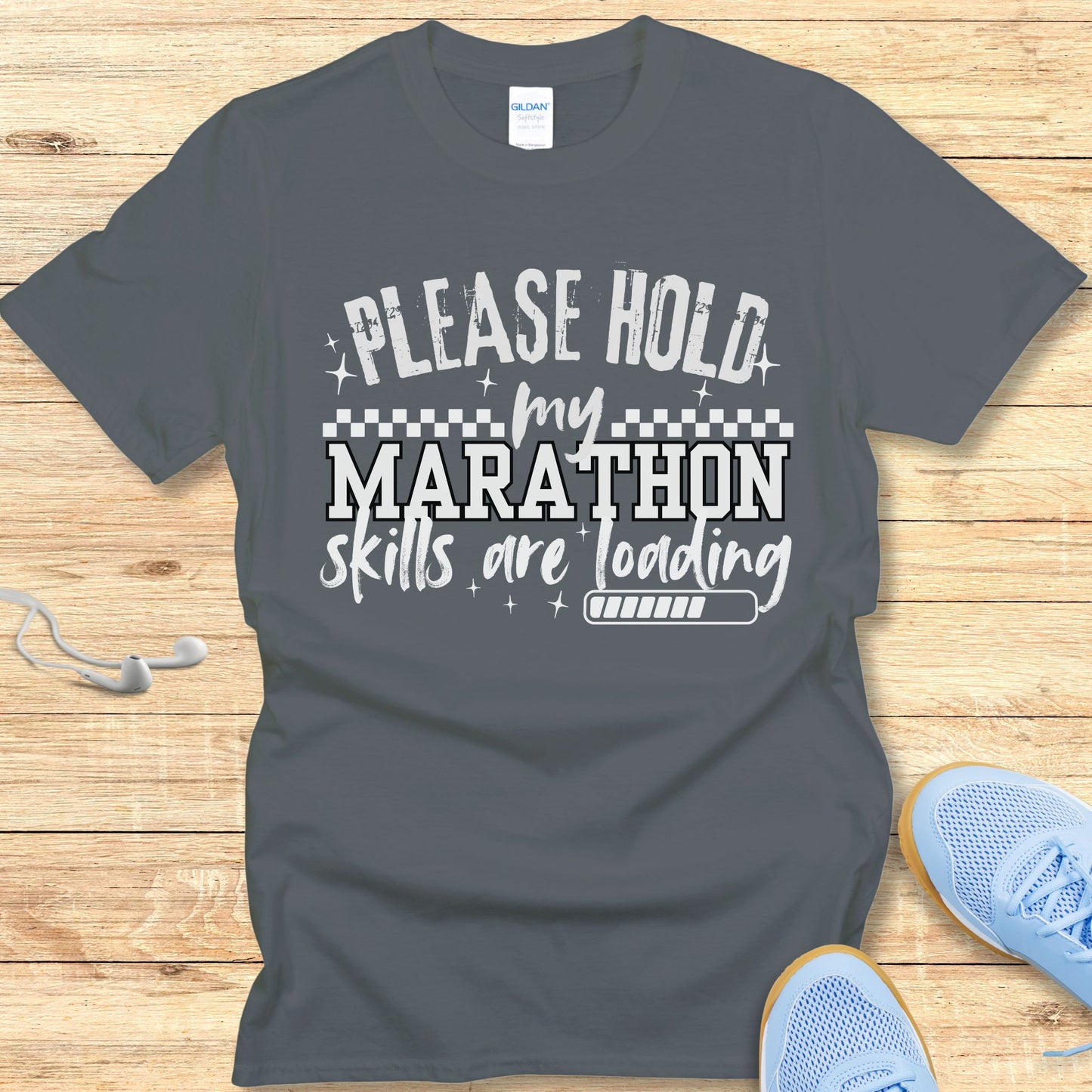 Funny Women’s Running Shirt Marathon Skills T-Shirt