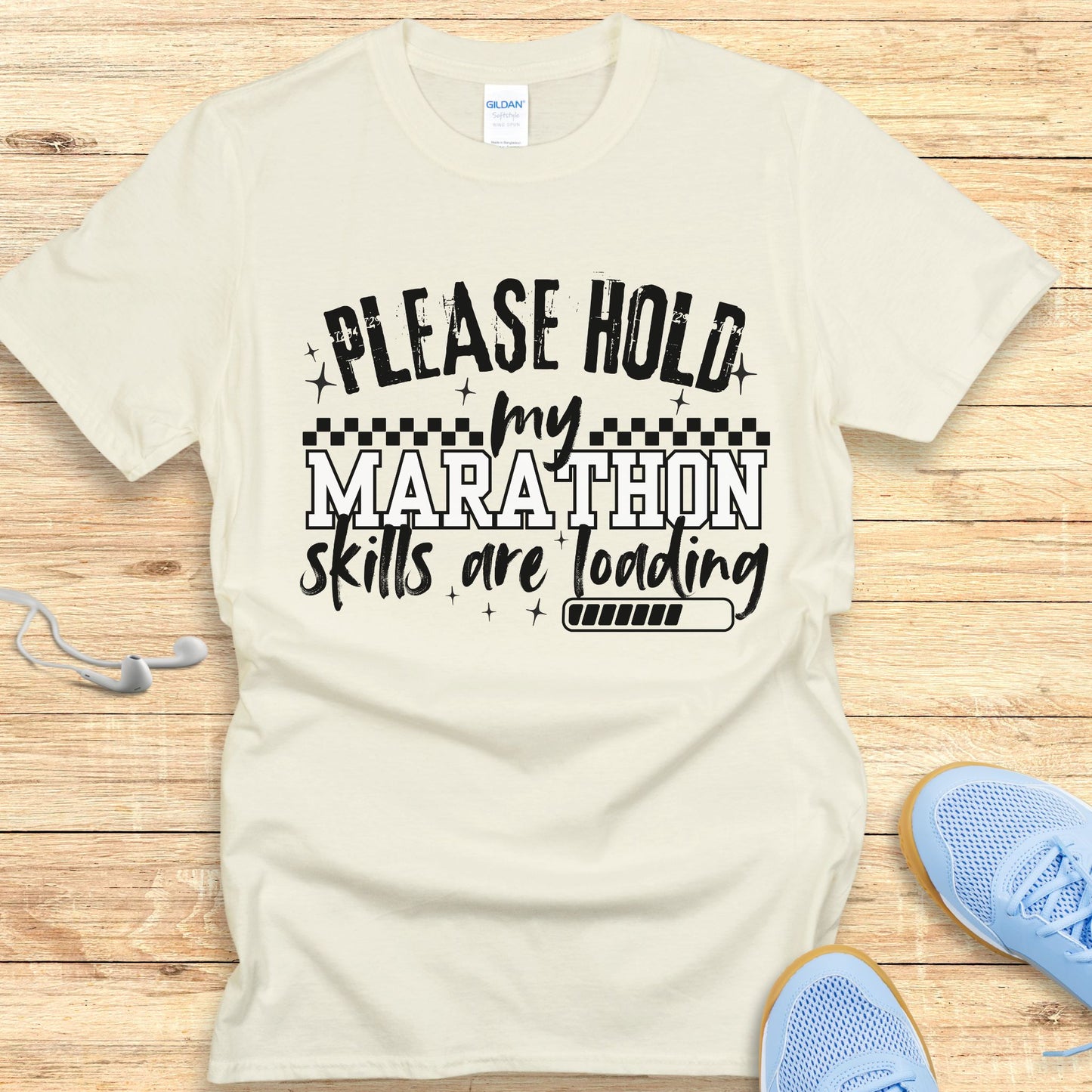 Funny Women’s Running Shirt Marathon Skills T-Shirt