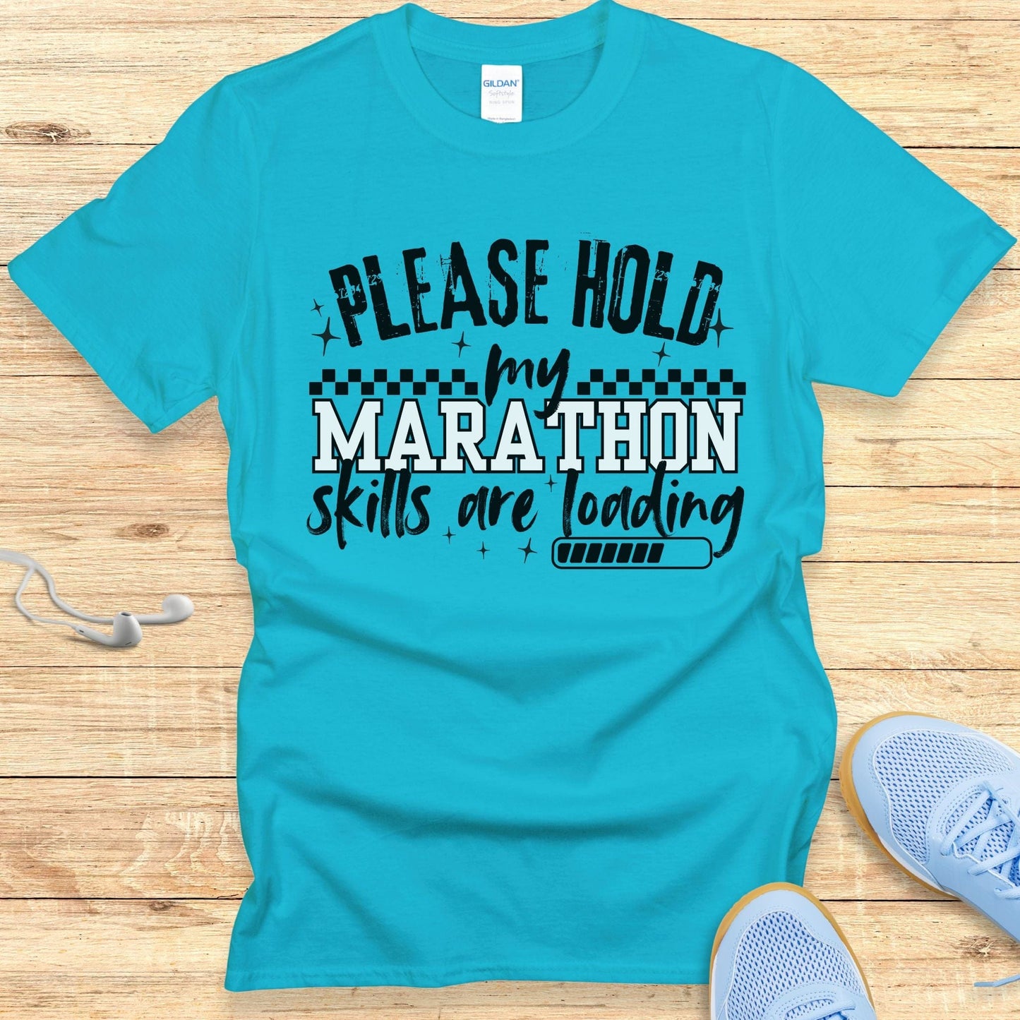 Funny Women’s Running Shirt Marathon Skills T-Shirt