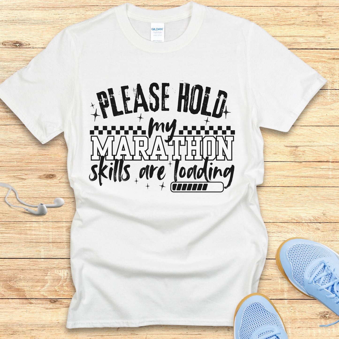 Funny Women’s Running Shirt Marathon Skills T-Shirt