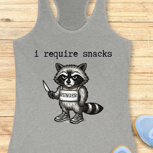 Vintage Require Snacks Tank Top