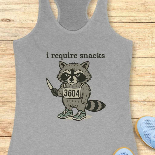 I Require Snacks Tank Top