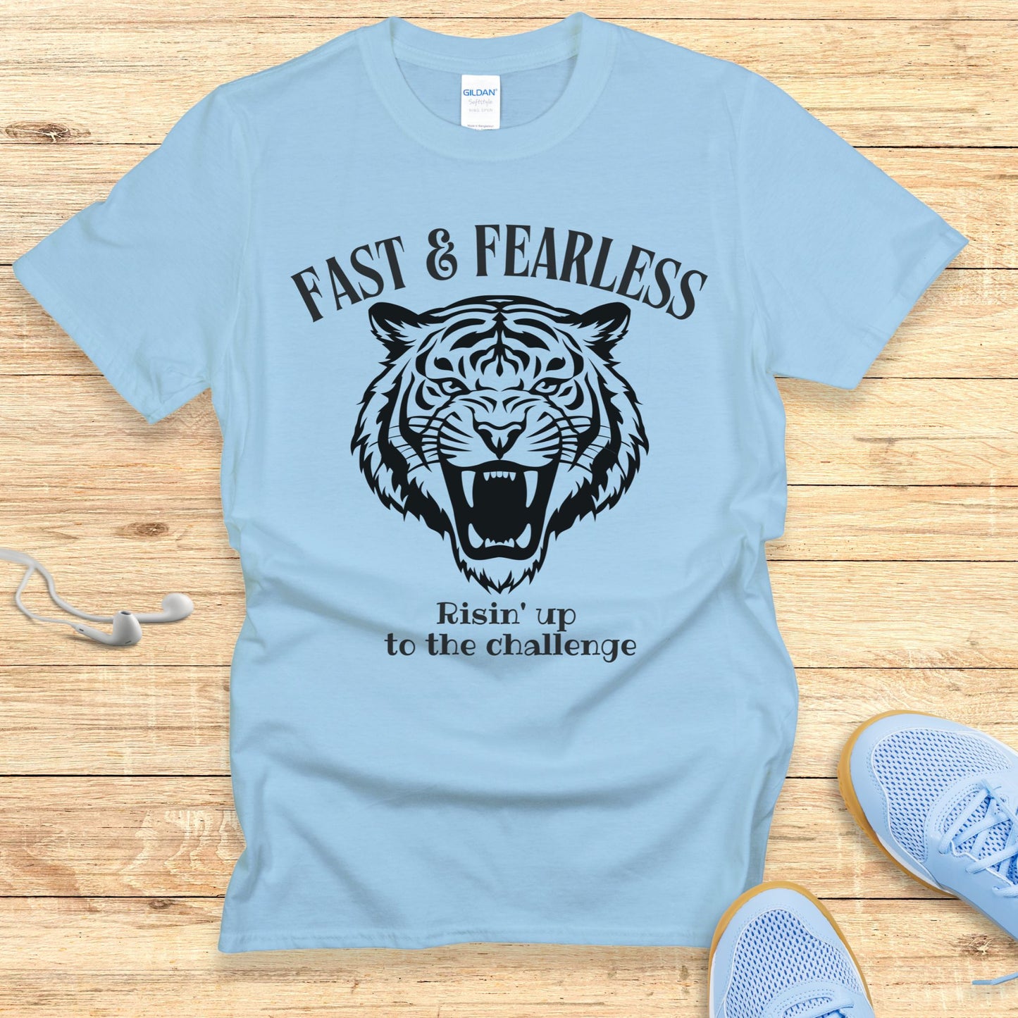 Running Shirt for Women Empowering Tshirt Fast & Fearless