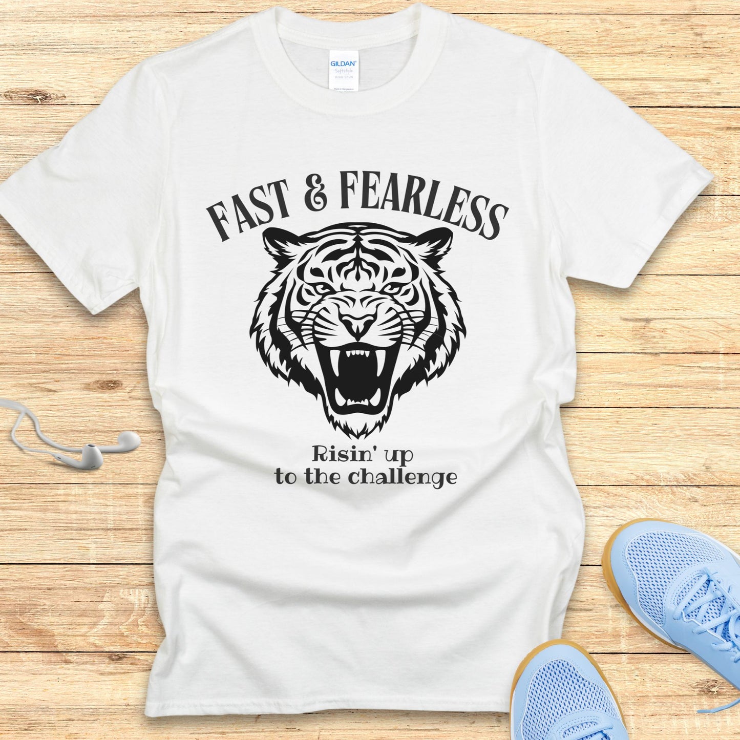 Running Shirt for Women Empowering Tshirt Fast & Fearless