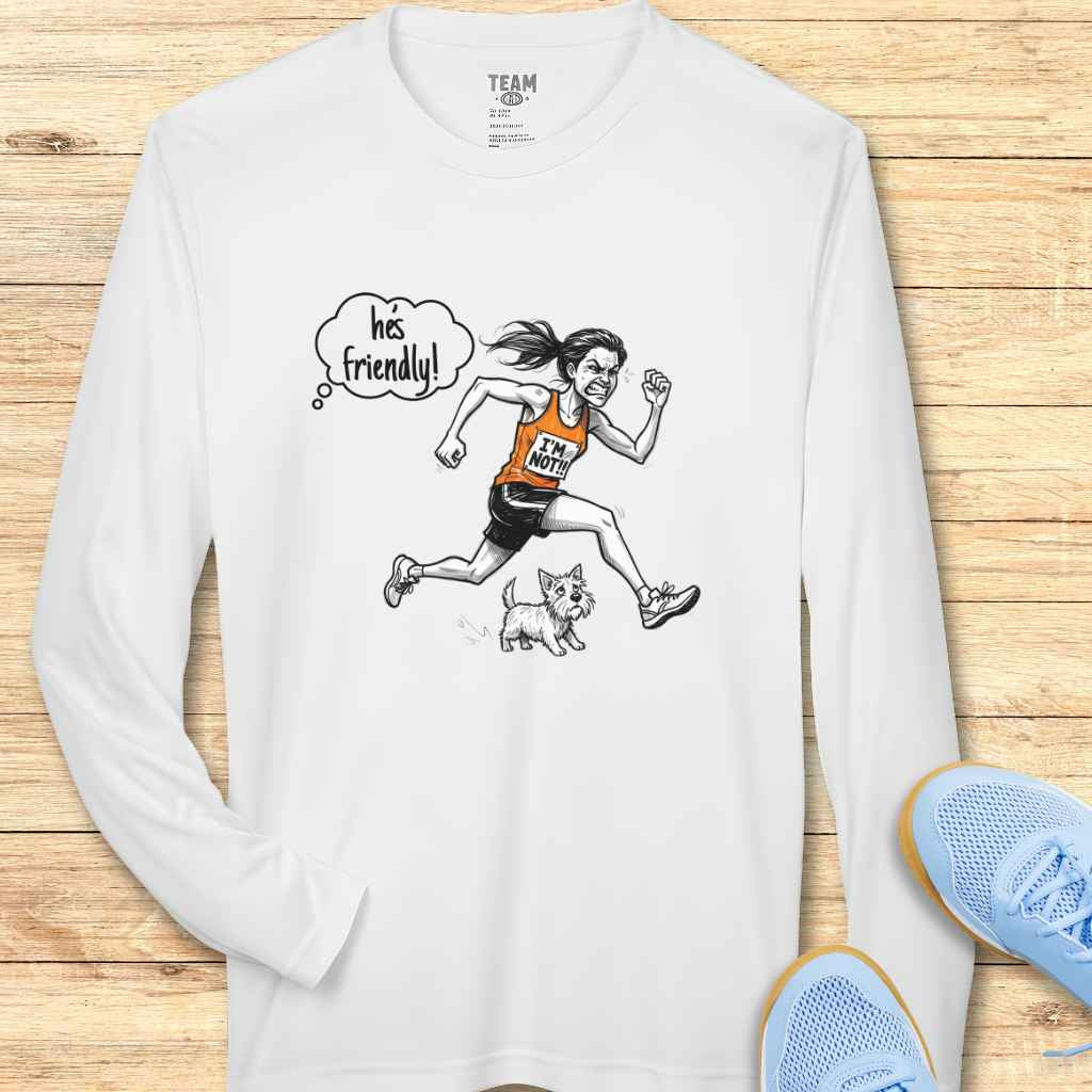 He is Friendly Moisture-Wicking & Lightweight Performance Running Shirt