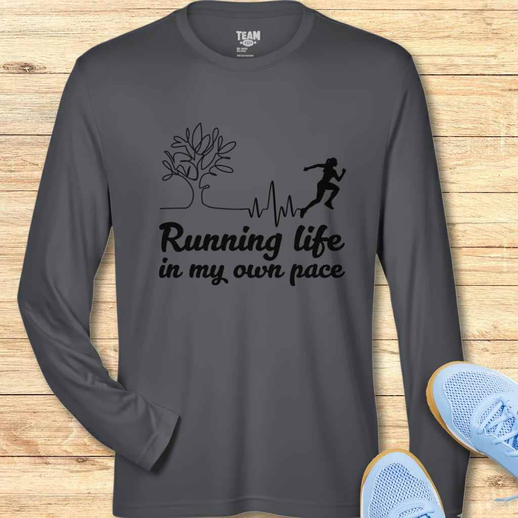Running Life Moisture-Wicking & Lightweight Performance Running Shirt