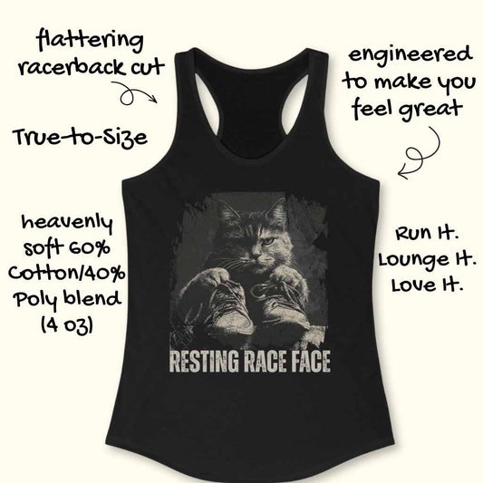 Resting Race Face Tank Top
