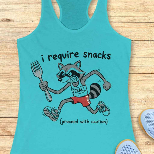 Require Snacks Tank Top