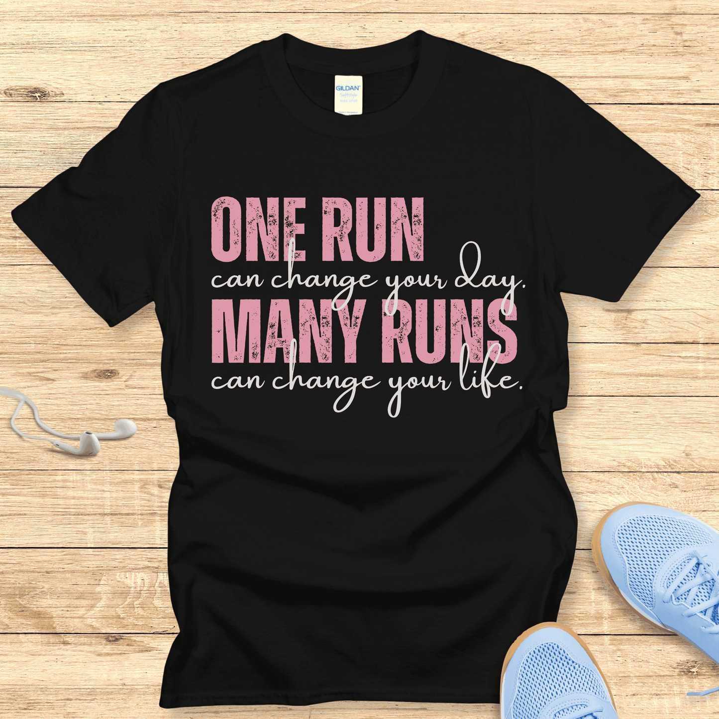 Motivation Running Shirt Women Runners T-Shirt Change Your Life
