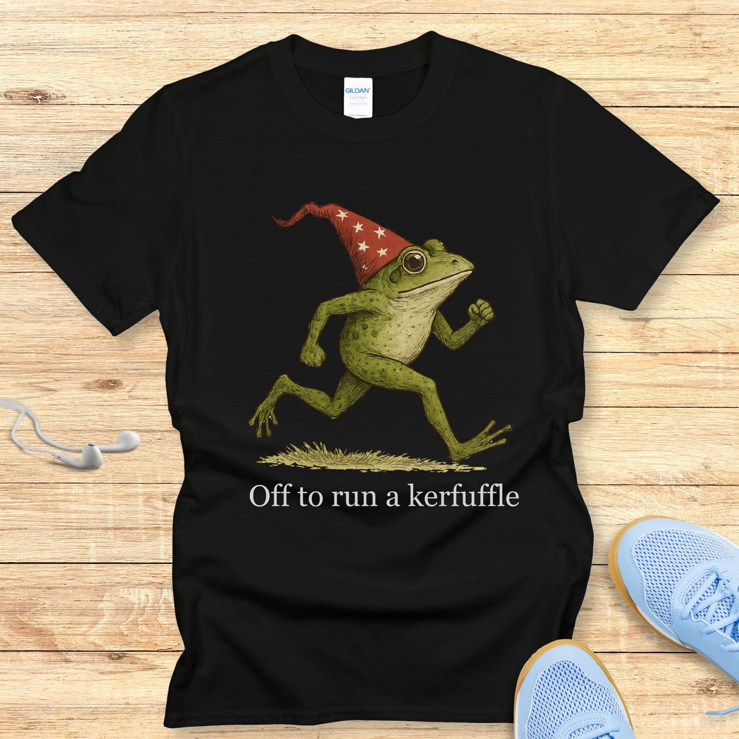 Funny Running Shirt Women Runners T-Shirt Off to Run a Kerfuffle