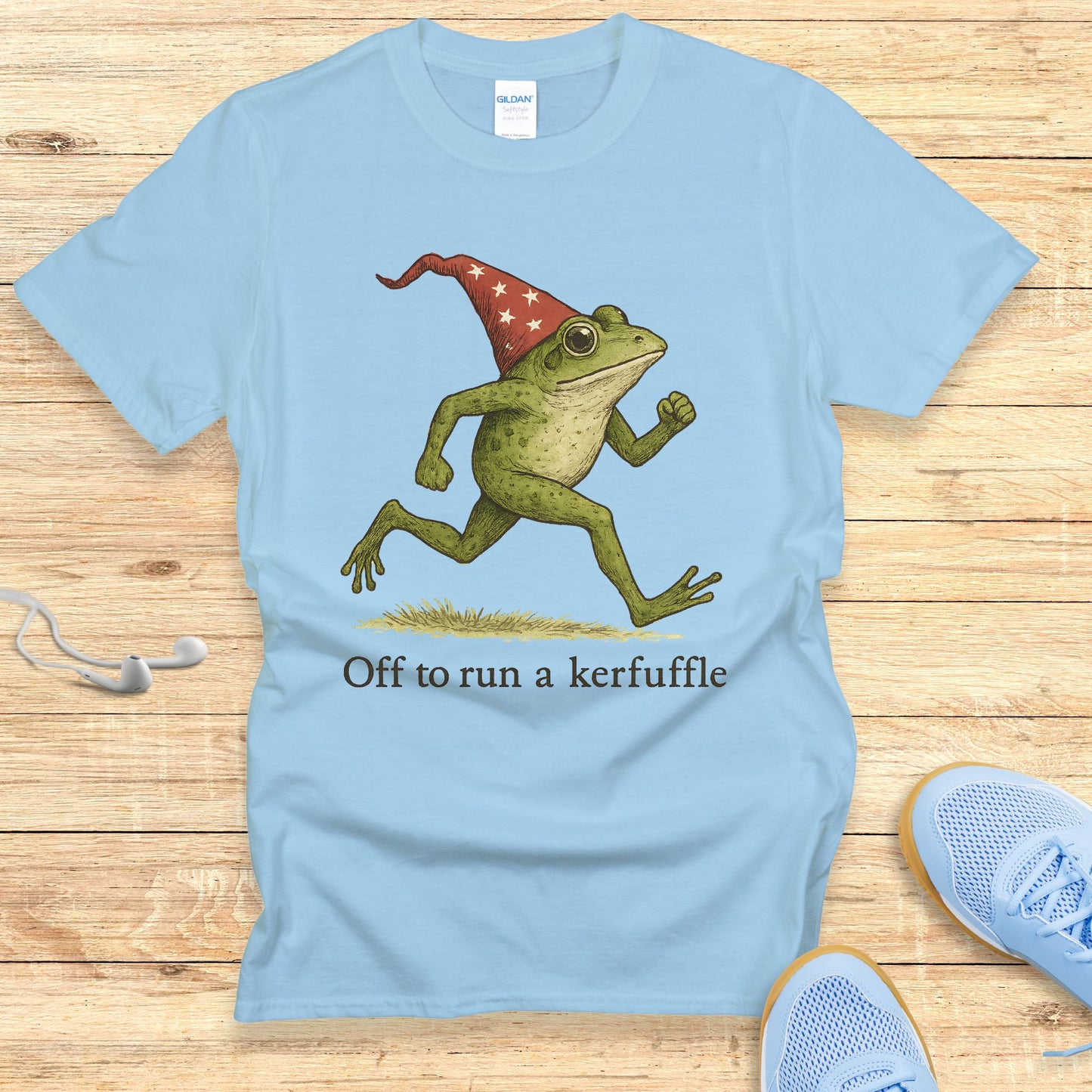Funny Running Shirt Women Runners T-Shirt Off to Run a Kerfuffle