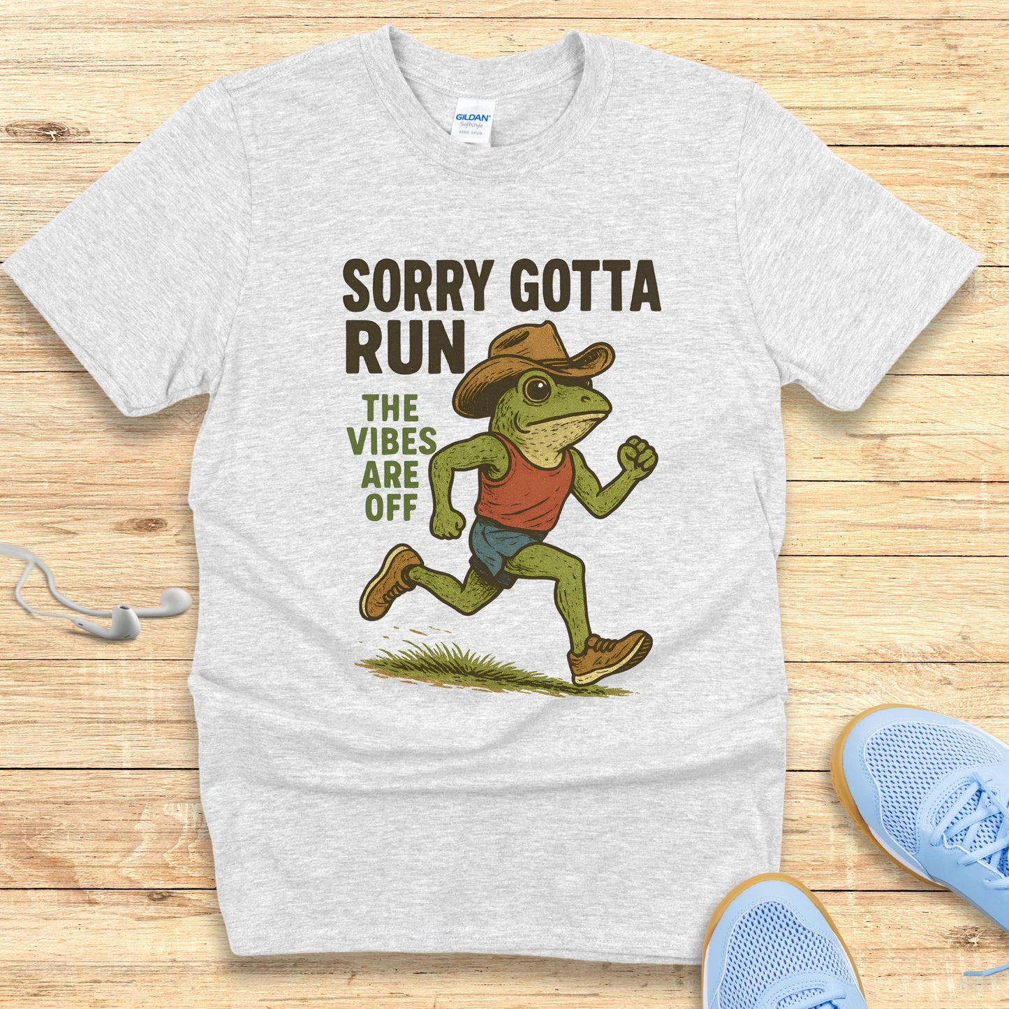 Funny Running Shirt Women Runners T-Shirt Got to Run Vibes are Off