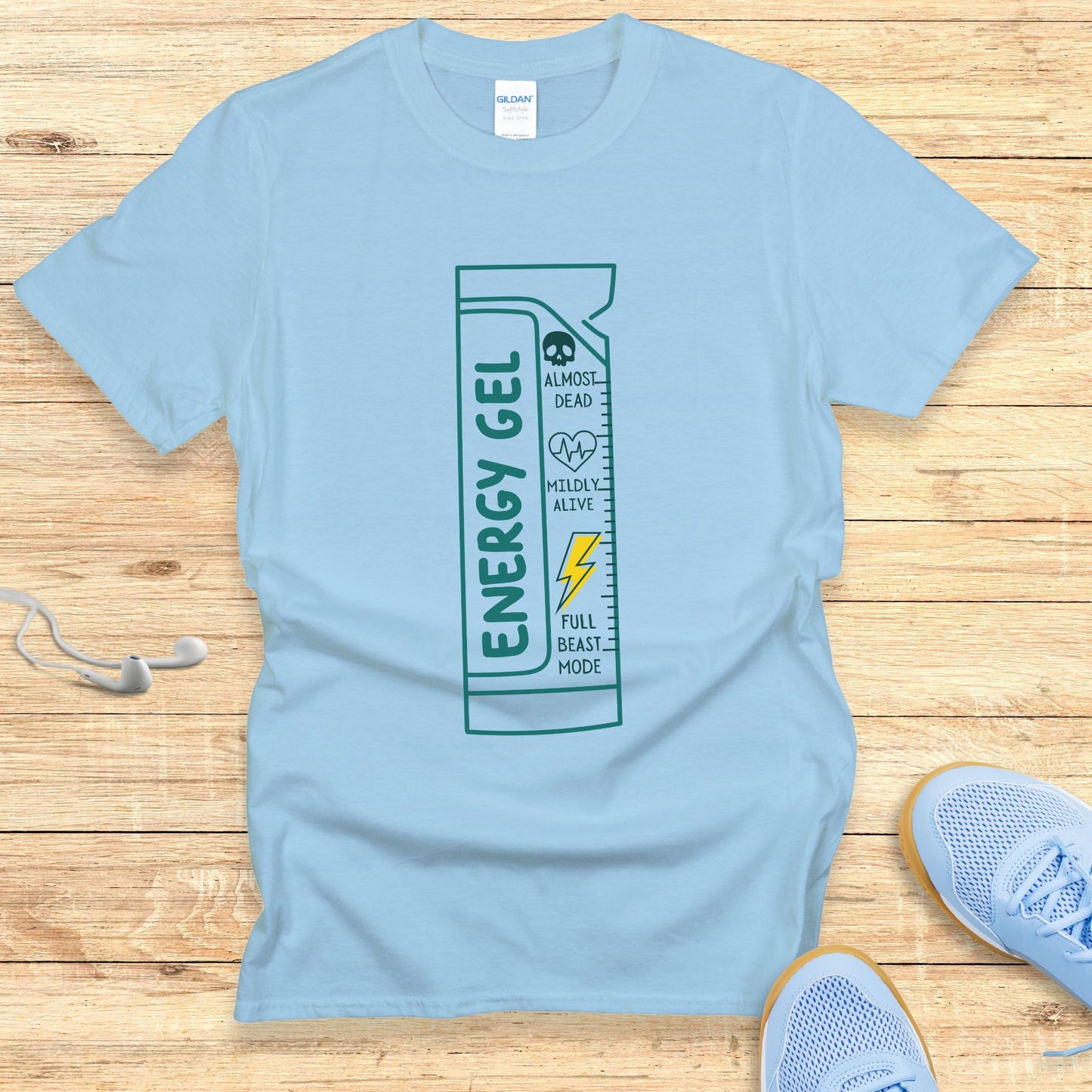 Funny Running Shirt Women Runners T-Shirt Energy Gel