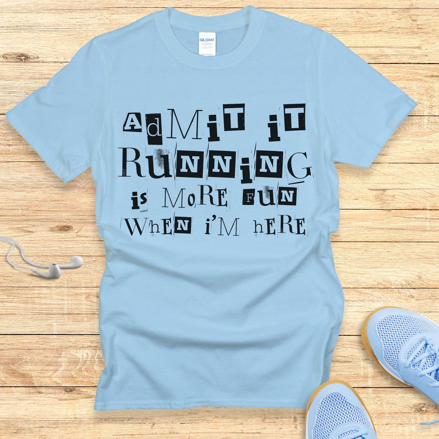 Funny Running Shirt Women Runners T-Shirt Admit It