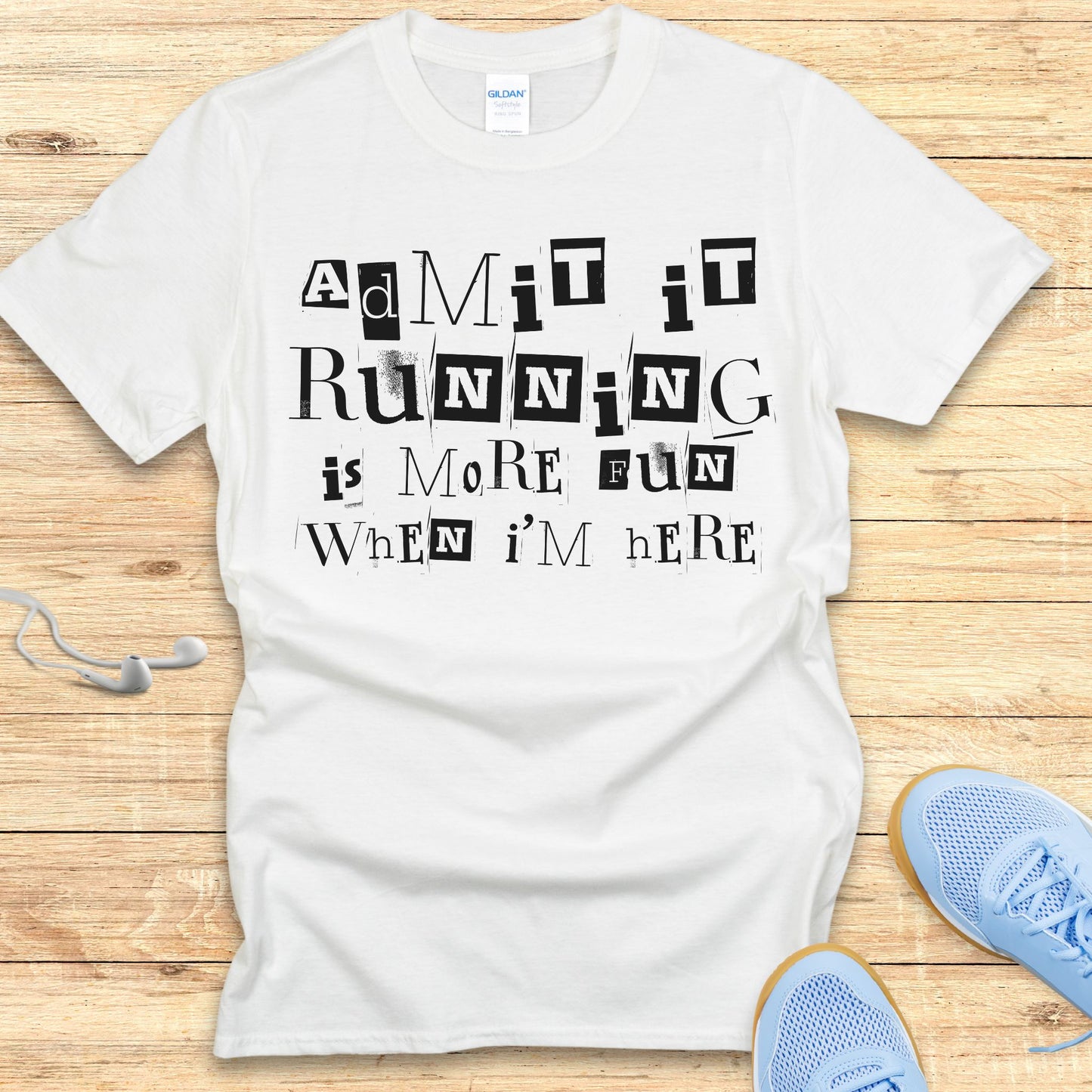 Funny Running Shirt Women Runners T-Shirt Admit It