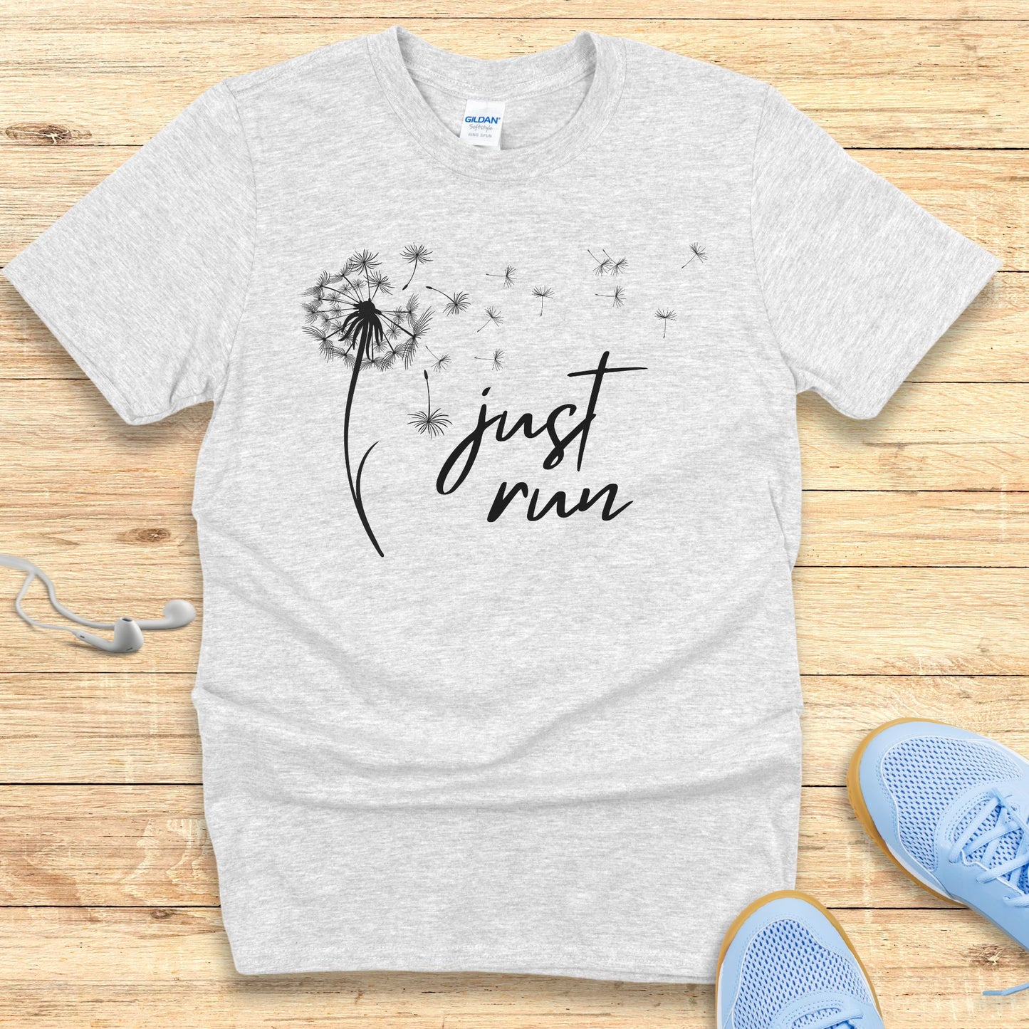 Motivation Running Shirt Women Runners T-Shirt Just Run