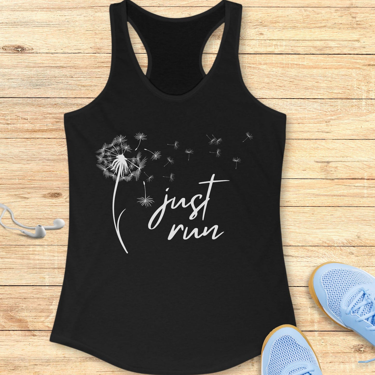 Motivation Running Racerback Tank Top Women Runners Just Run