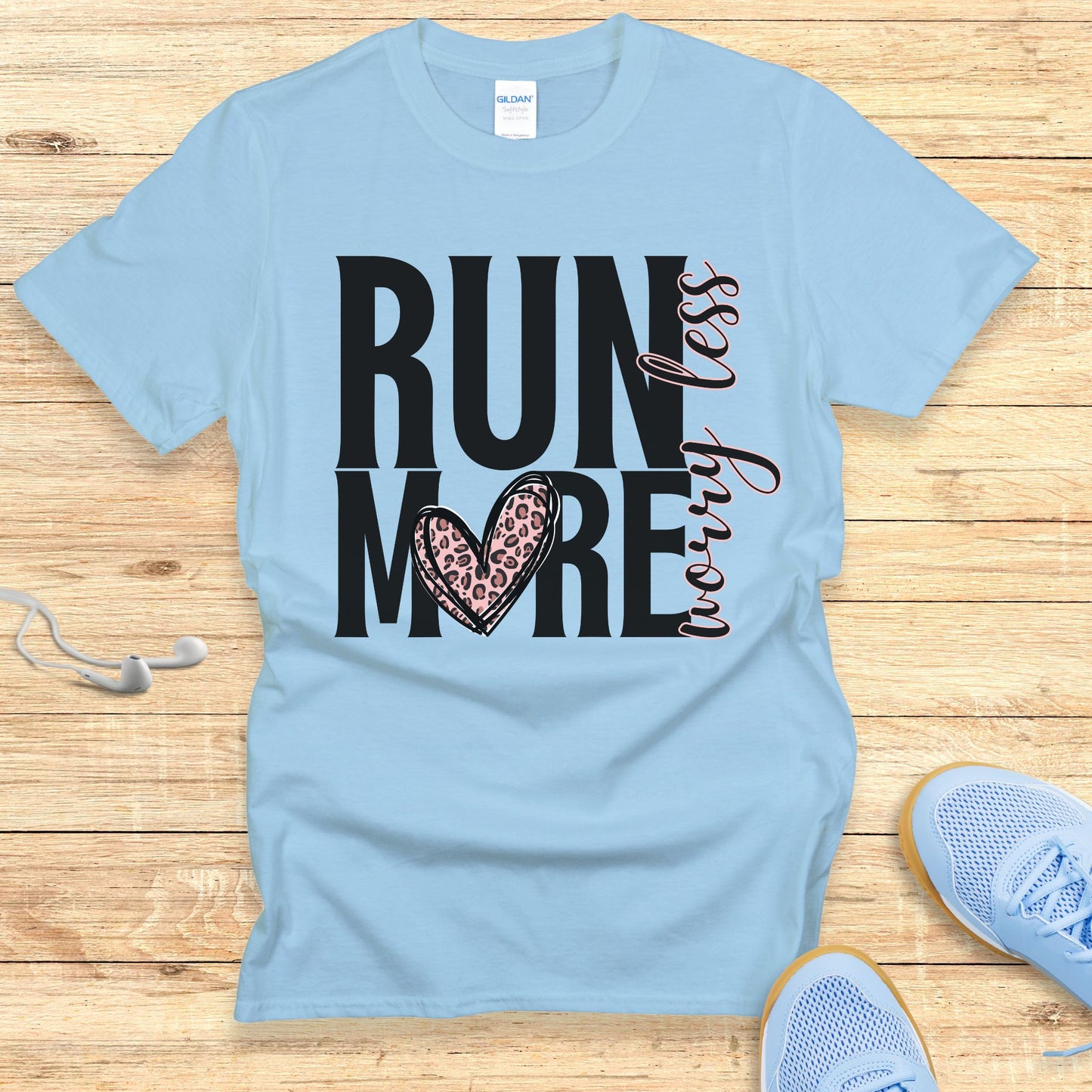 Wellness Running Shirt for Women - Run More T-Shirt