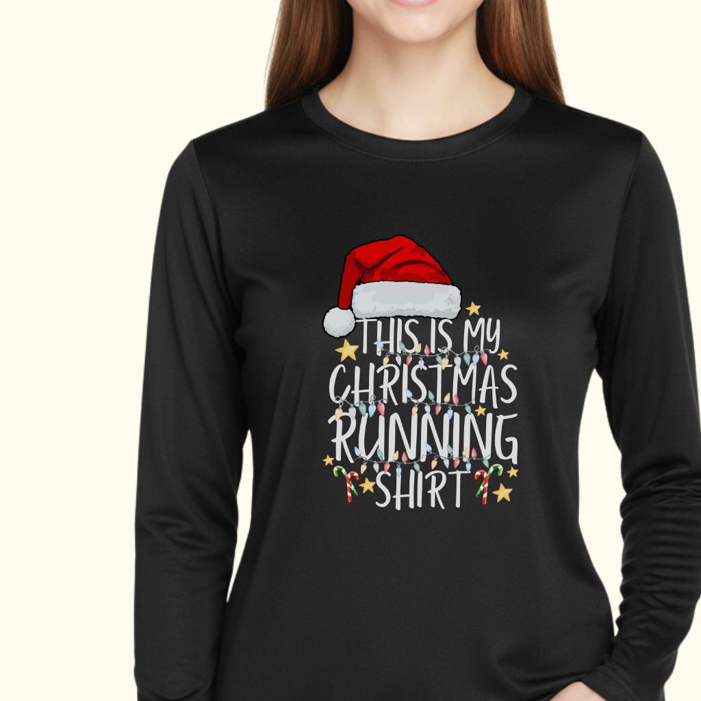 Xmas Running Shirt Moisture-Wicking & Lightweight Performance Running Shirt