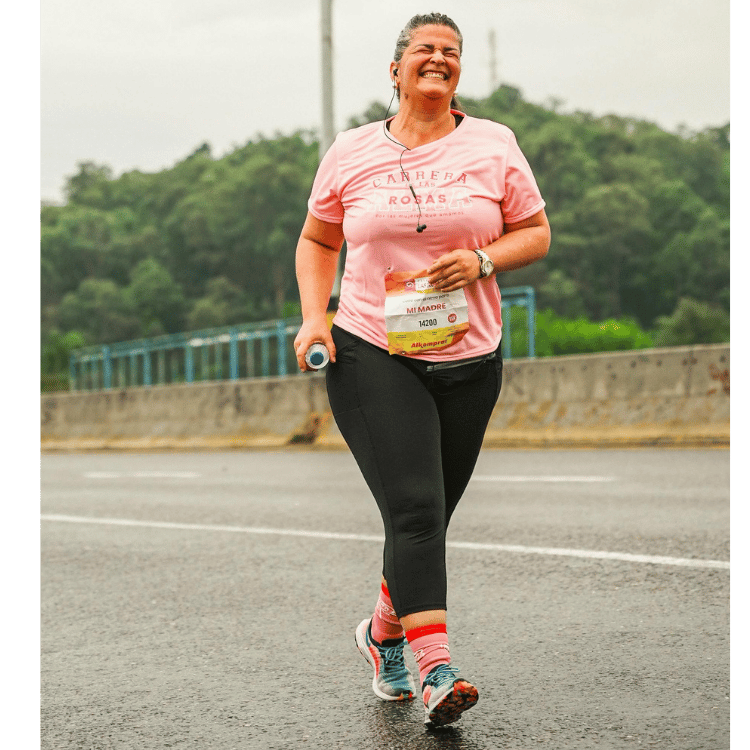 Woman runner on a long run dealing with chafing — tips and products that actually work