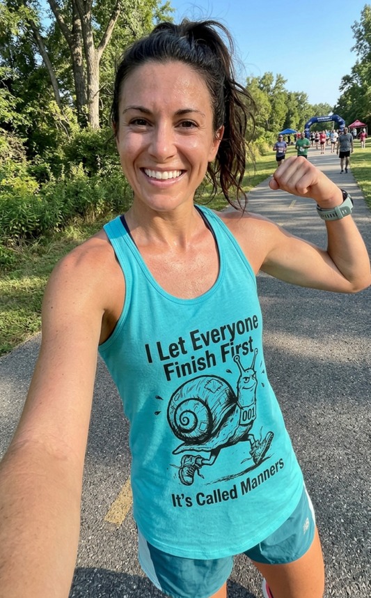 Running has a funny way of making people think speed is everything.  Faster pace.  Faster splits.  Faster finish times.  Faster recovery.  Faster shoes.  Faster everything.  Meanwhile...  A whole lot of runners are out here doing something much harder.