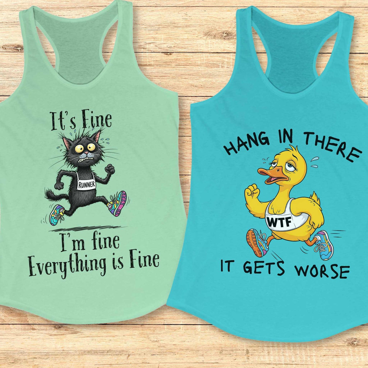 Funny running shirts for women with witty quotes and graphic designs, perfect for marathon training, 5K races, or everyday jogs