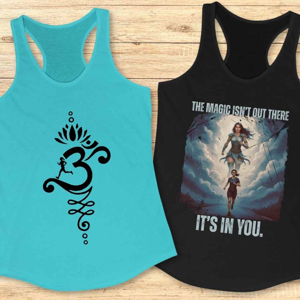 Women’s running shirt with motivational and funny runner quote, perfect gift for women who run.