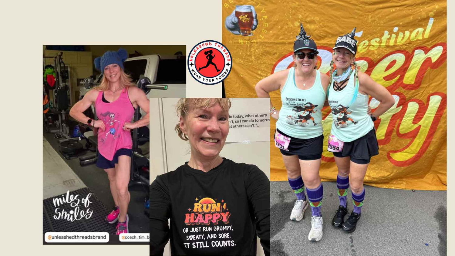 You don’t run to look perfect. You run to stay sane.