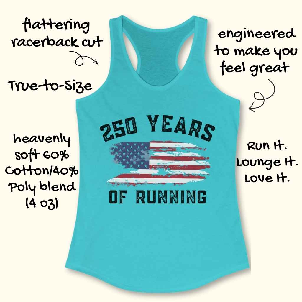 250 Years Running Tank Top