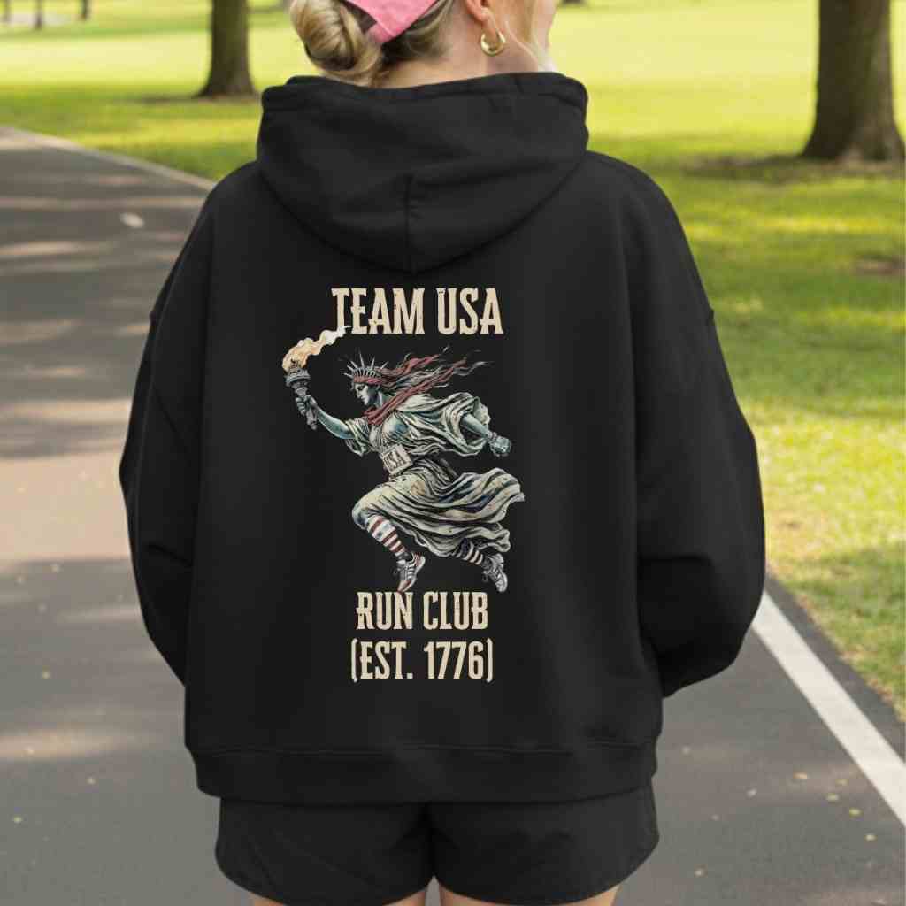 Team USA Run Club Hoodie Sweatshirt