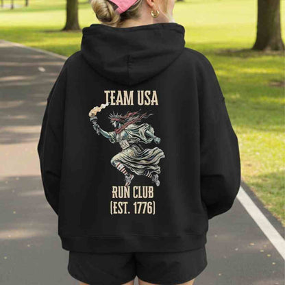 Team USA Run Club Hoodie Sweatshirt