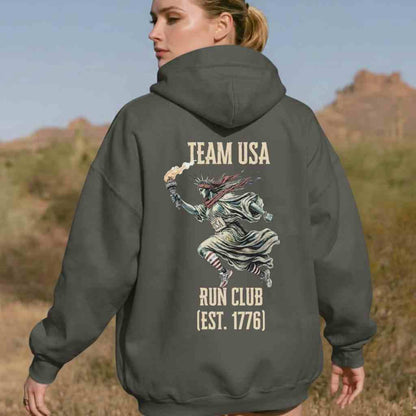 Team USA Run Club Hoodie Sweatshirt