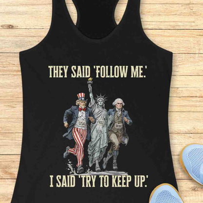 Try to Keep Up Tank Top