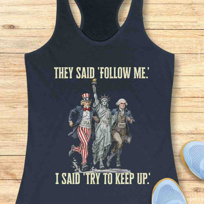 Try to Keep Up Tank Top