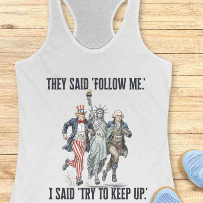 Try to Keep Up Tank Top