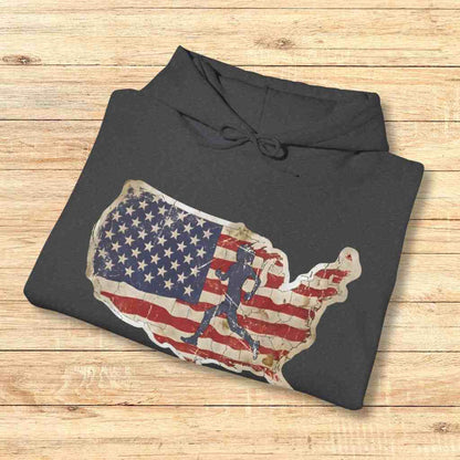 USA Runner Hoodie Sweatshirt